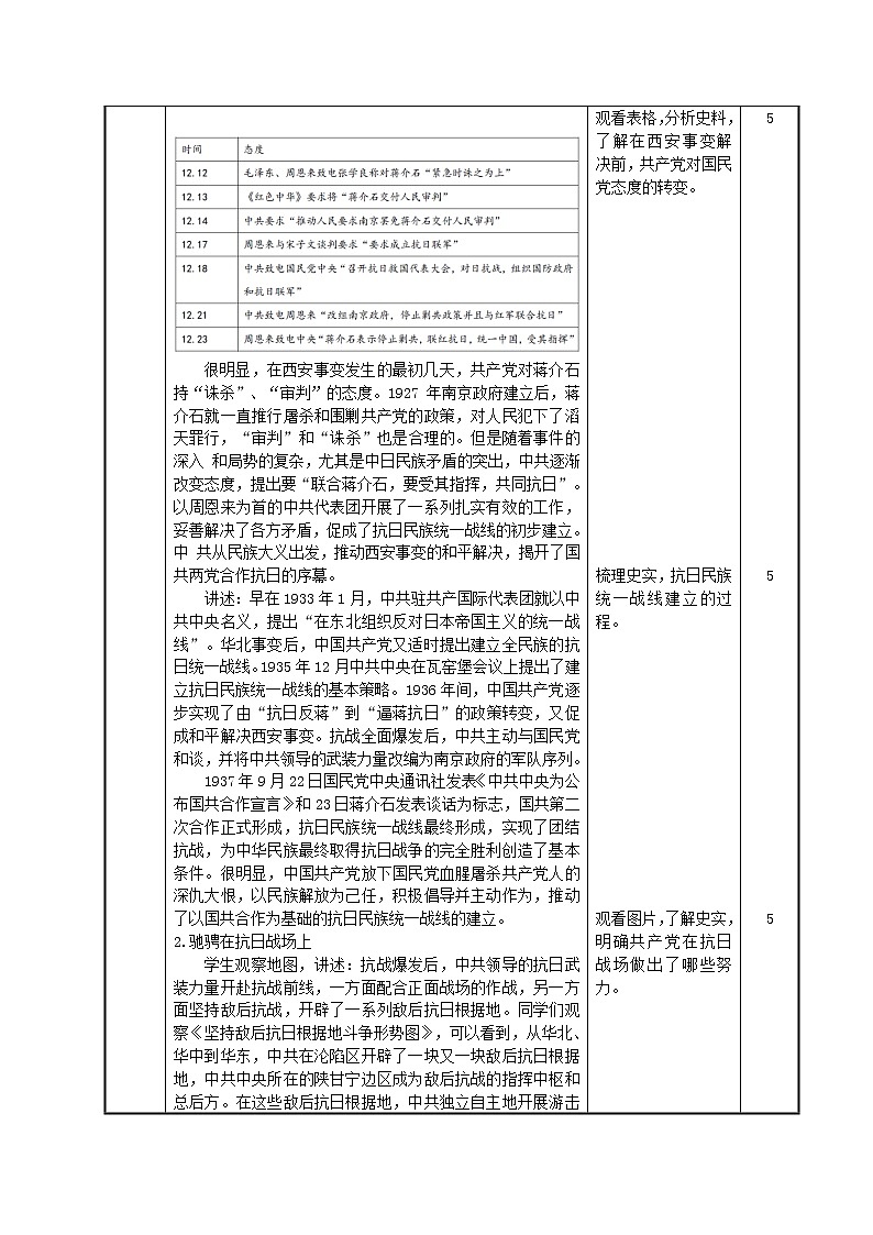 第20课 抗日战争的胜利教学设计-高教版中职高一中国历史全一册03