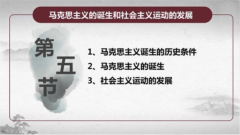 【中职专用】《世界历史》（人教版全一册） 第五节  马克思主义的诞生和社会主义运动的发展（课件）04