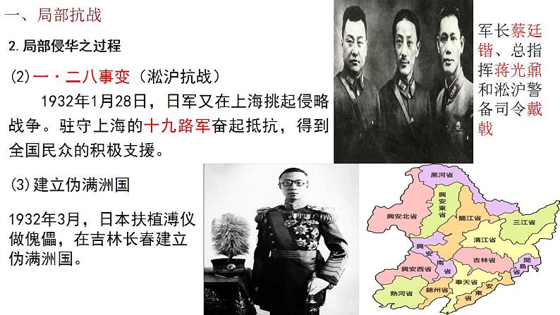 【部编高教版】中职历史 基础模块 中国历史 第二十二课 从局部抗战到全国抗战-课件07