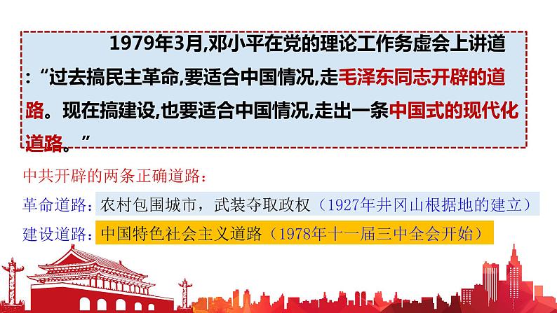 【2023部编高教版】中职历史 基础模块 中国历史 第二十七课 改革开放与建设中国特色社会主义 （课件+教案）03