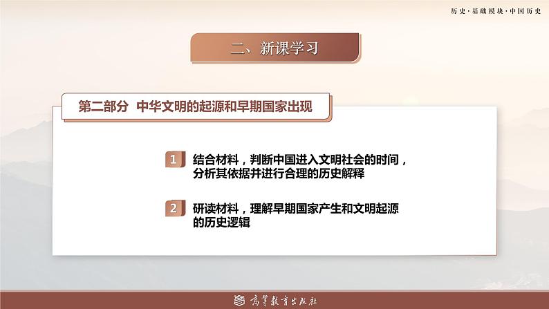 【2023部编高教版】中职历史 基础模板 中国历史 第一课 中华文明的起源与早期发展 （课件+教案）07