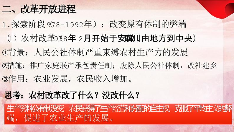 第27课 改革开放与建设中国特色社会主义 课件-中职高一《中国历史》同步（高教版2023•基础模块）06