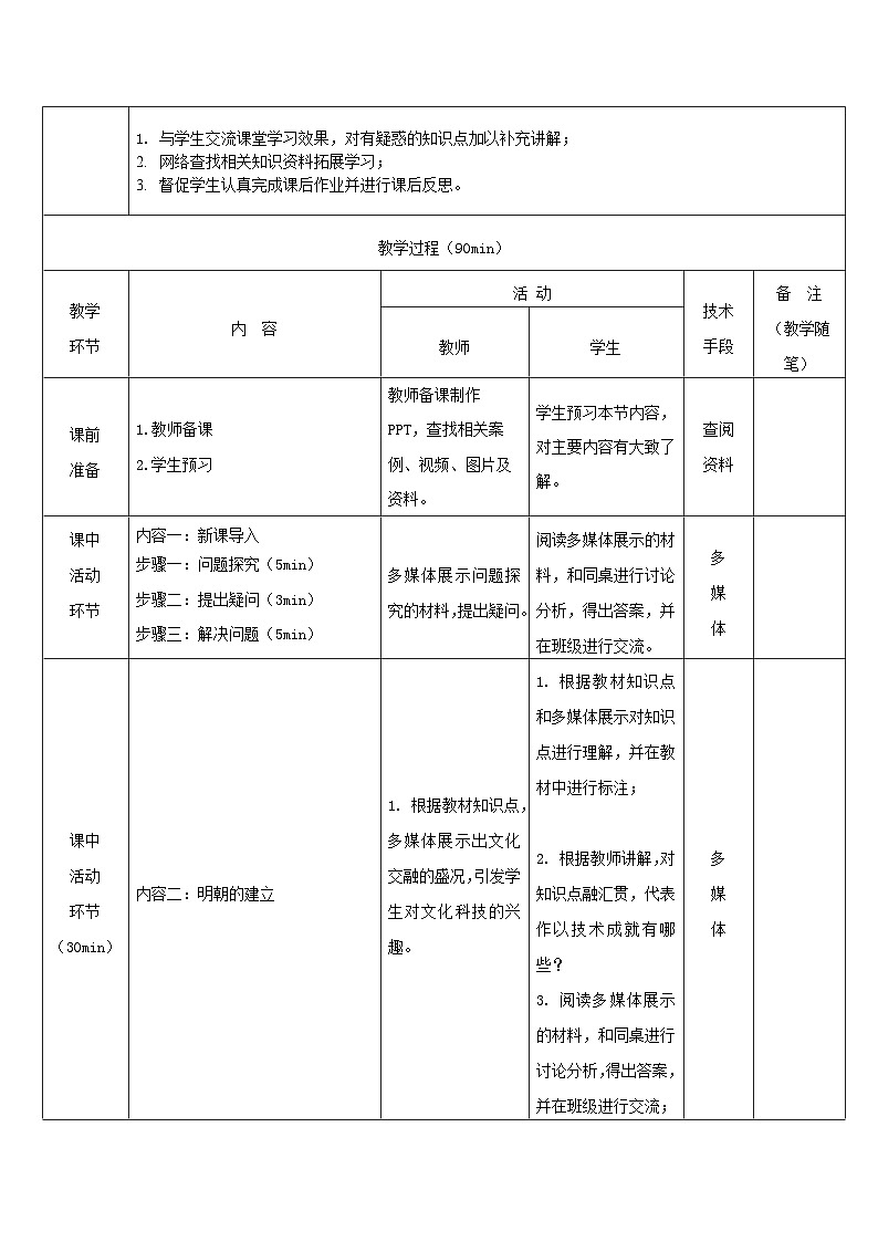 部编高教版2023 中职历史 第12课 《明朝的兴亡》课件＋教案03