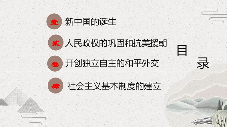 【2023部编高教版】中职历史 基础模块 中国历史 第25课 中华人民共和国的成立和社会主义制度的建立 （课件+教案+同步练习含解析）03