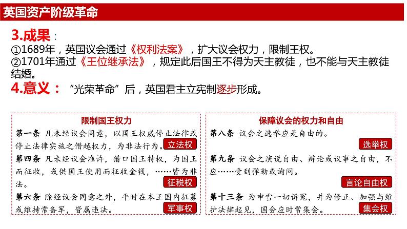 第8课 欧美主要国家的资产阶级革命与资本主义制度的确立（新教材课件）-【中职专用】《世界历史》同步精品课堂（高教版2023•基础模块）第7页