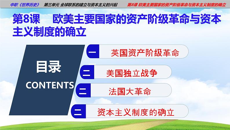 第8课 欧美主要国家的资产阶级革命与资本主义制度的确立（课件）第2页