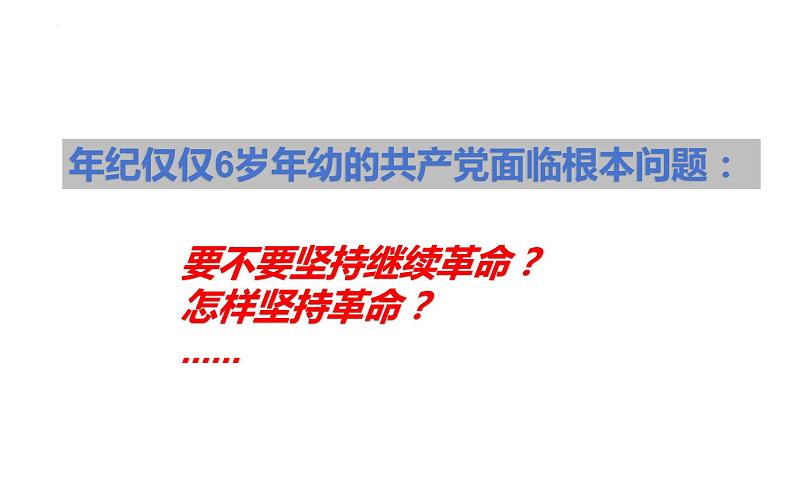 第21课 中国共产党开辟新道路 课件 中职高一上学期高教版（2023）中国历史全一册06