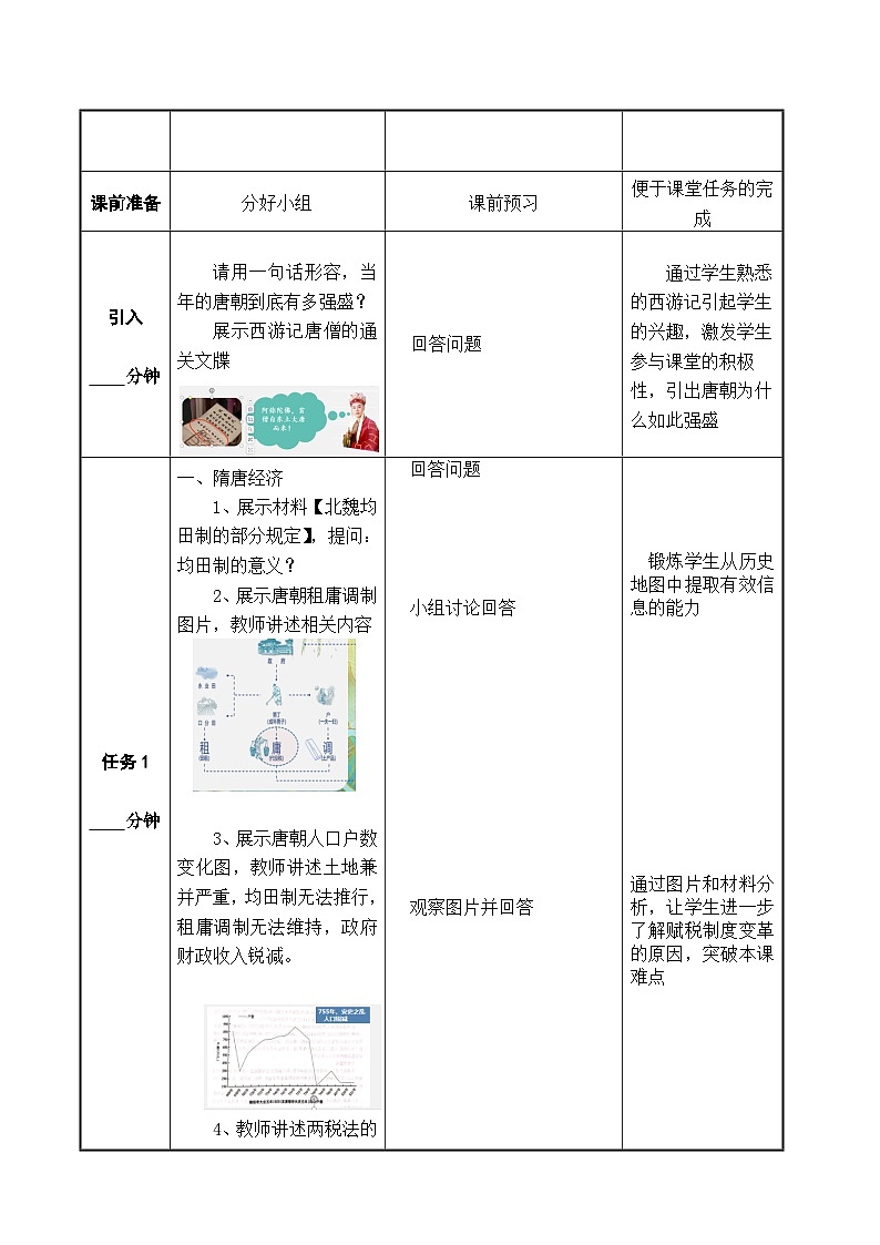 第9课《+隋唐时期的经济、科技与文化》教案02