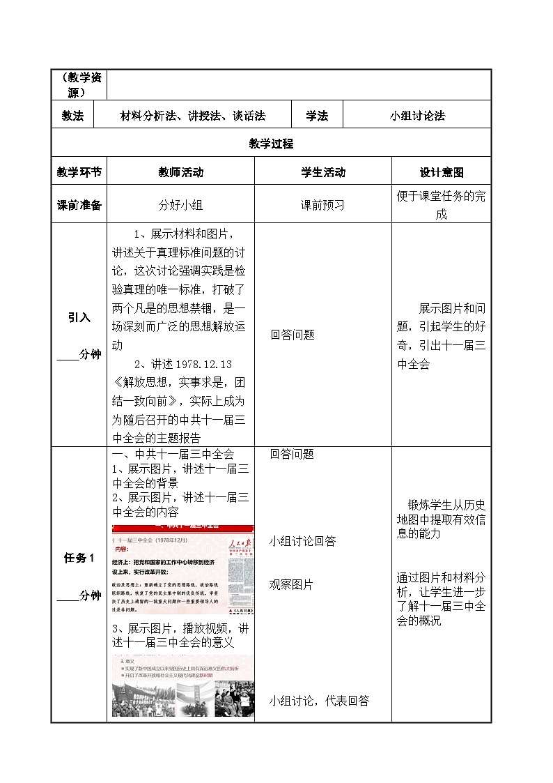 第27课 改革开放与建设中国特色社会主义（配套教案）-【中职专用】《中国历史》（高教版2023基础模块）02