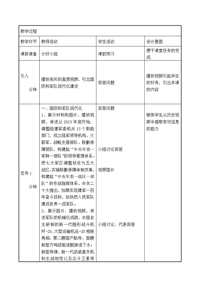 第31课 中国特色社会主义新时代和全面建成小康社会（二）（配套教案）-【中职专用】《中国历史》02