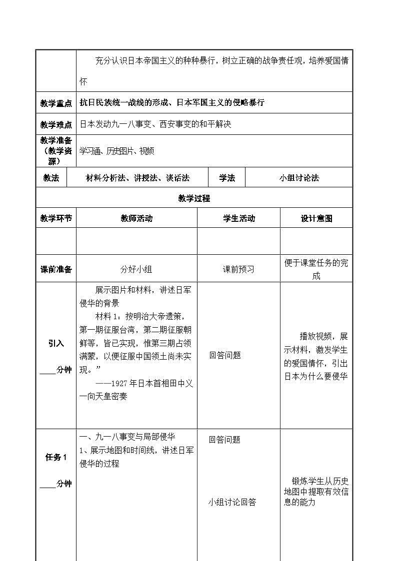 部编高教版2023 第22课 从局部抗战到全国抗战 中职历史 基础模块 中国历史 （课件+教案+同步练习含解析）02