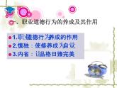 第五课 养成良好的职业行为习惯 课件