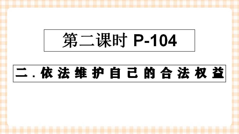 第八课 崇尚程序主义，依法维护权益（2课时）课件03