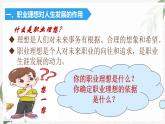 【高教版】政治职业生涯规划 1.2《职业理想的作用》课件
