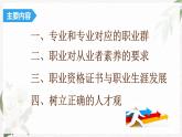【高教版】政治职业生涯规划 2.1《发展职业生涯要从所学专业起步》课件