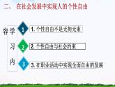 【中职专用】 思想政治 高教版·第五版《哲学与人生》 15.2 在社会发展中实现人的个性自由课件PPT