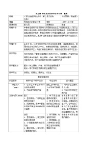 高教版职业道德与法律（第五版）第五课 养成良好的职业行为习惯教案设计