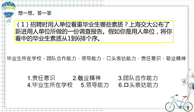 【中职专用】思想政治 高教版·第五版《职业生涯规划》 职业对从业者素养的要求课件PPT第3页