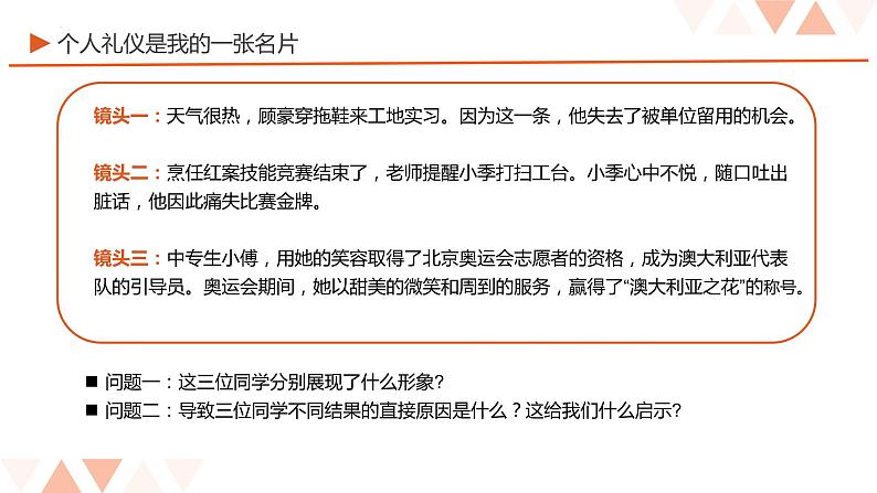 【中职专用】高中思想政治 高教版《职业道德与法律》 第一课+塑造自己的良好形象+课件第6页