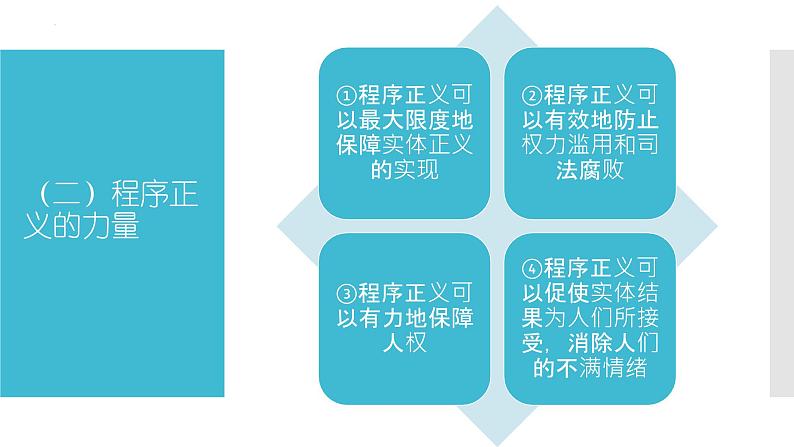 【中职专用】高中思想政治 高教版《职业道德与法律》 第八课+崇尚程序正义+依法维护权益++课件06