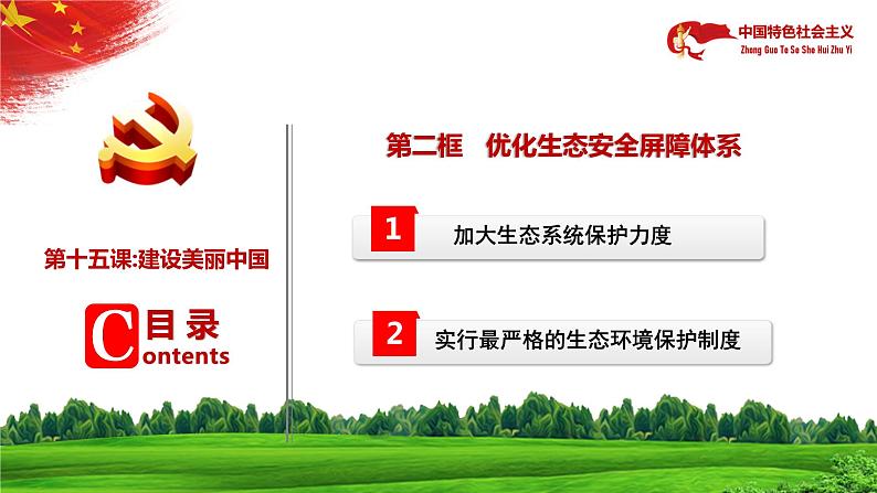 【中职部编高教版（2023）】中国特色社会主义-15.2优化生态安全屏障体系课件PPT06