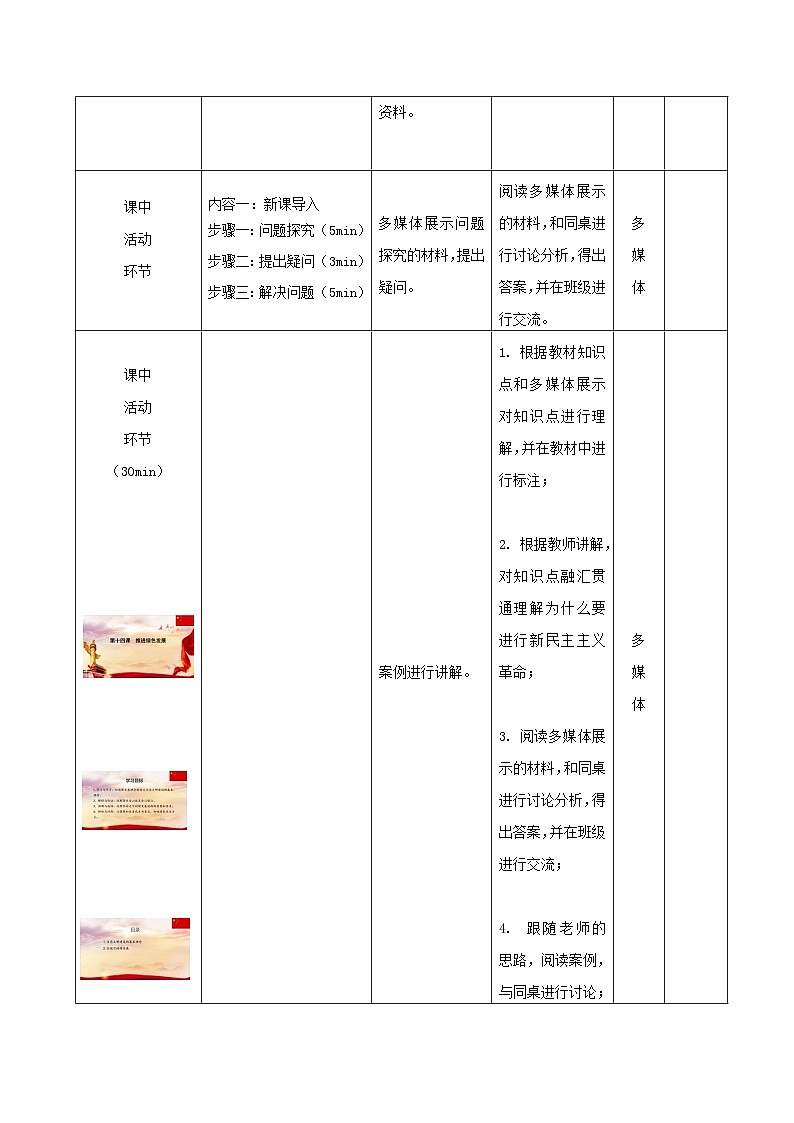 部编高教版2023 中职政治 中国特色社会主义第14课 《推进绿色发展》 教案03
