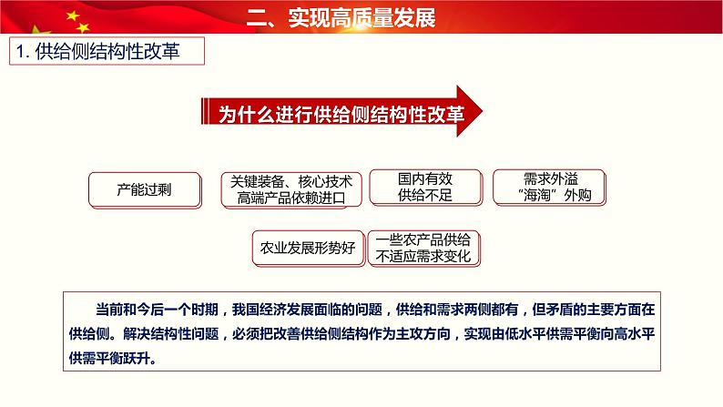 部编高教版2023 中职政治 中国特色社会主义第5课第2框 《推动高质量发展 》课件07