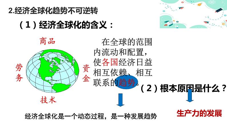 部编高教版2023 中职政治 中国特色社会主义第6课新 《推动形成全面对外开放新格局） 》课件07