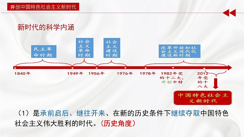 第3课《中国特色社会主义进入新时代》第1框《开创中国特色社会主义新时代》课件 2023-2024学年 中职高教版（2023）中国特色社会主义06