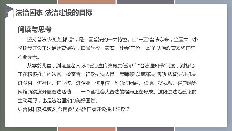 8.2建设法治国家、法治政府、法治社会（精品课件）-【中职专用】中职思想政治《职业道德与法治》同步精品课堂（高教版2023·基础模块）04