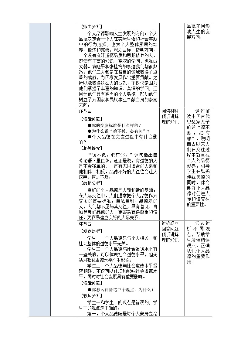 部编高教版2023 中职职业道德与法治第2课第3课时 《在日常生活中养成好品行》教案03