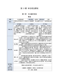 中职政治 (道德与法治)部编高教版(2023)职业道德与法治第13课 学会依法维权精品第1课时教案