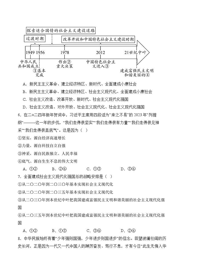 第一单元时代导航生涯筑梦（单元检测）-【中职名师课堂】高一思想政治《心理健康与职业生涯》同步备课示范课件＋作业（高教版2023·基础模块）03