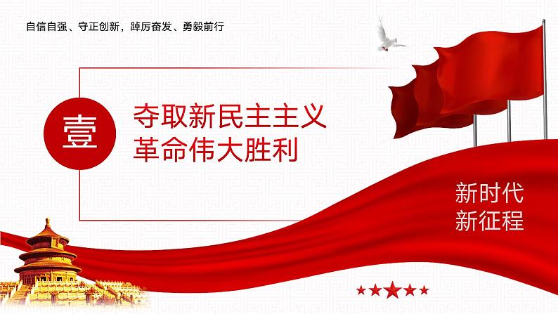 【同步课件】中职思想政治 中国特色社会主义 第一课 社会主义在中国的确立与探索 课件1.104