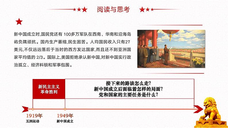 【同步课件】中职思想政治 中国特色社会主义 第一课 社会主义在中国的确立与探索 课件1.206