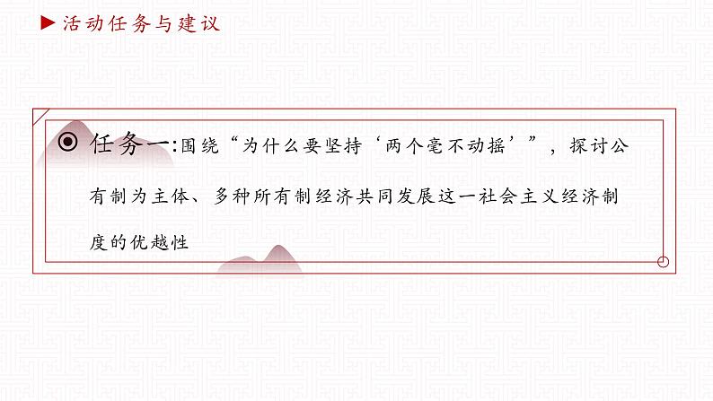 【同步课件】中职思想政治 中国特色社会主义 第二单元 中国特色社会主义经济建设 学以致用课件05