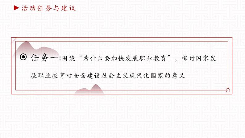 【同步课件】中职思想政治 中国特色社会主义 第五单元 中国特色社会主义社会建设 学以致用课件05