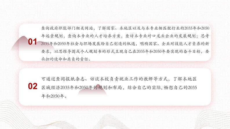 中职思想政治 中国特色社会主义 学以致用 2035-2050 我和祖国共成长 课件06