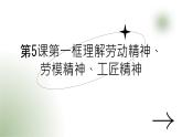 部編高教版2023職業(yè)道德與法治第5課勞動精神、勞模精神工匠精神第一框理解勞動精神、勞模精神工匠精神的課件內(nèi)涵