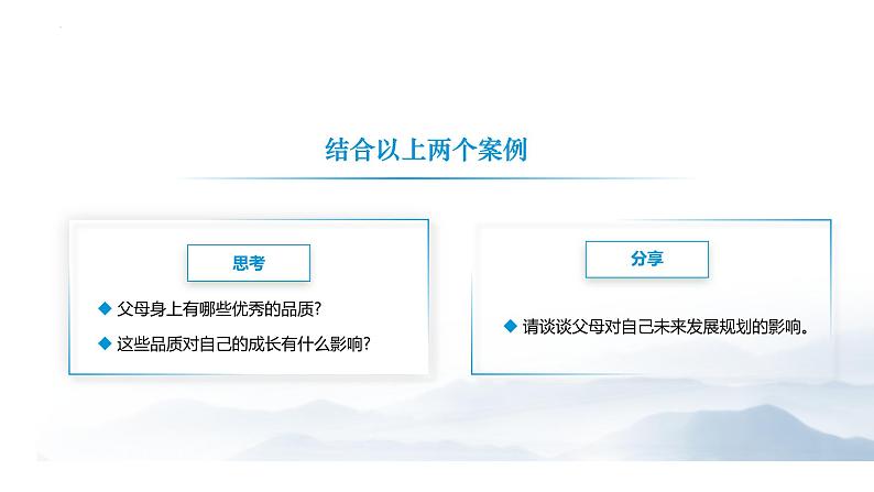 【中职专用】思想政治《心理健康与职业生涯》（高教版2023）7.1 浓浓亲情，相伴一生（教学课件）第6页