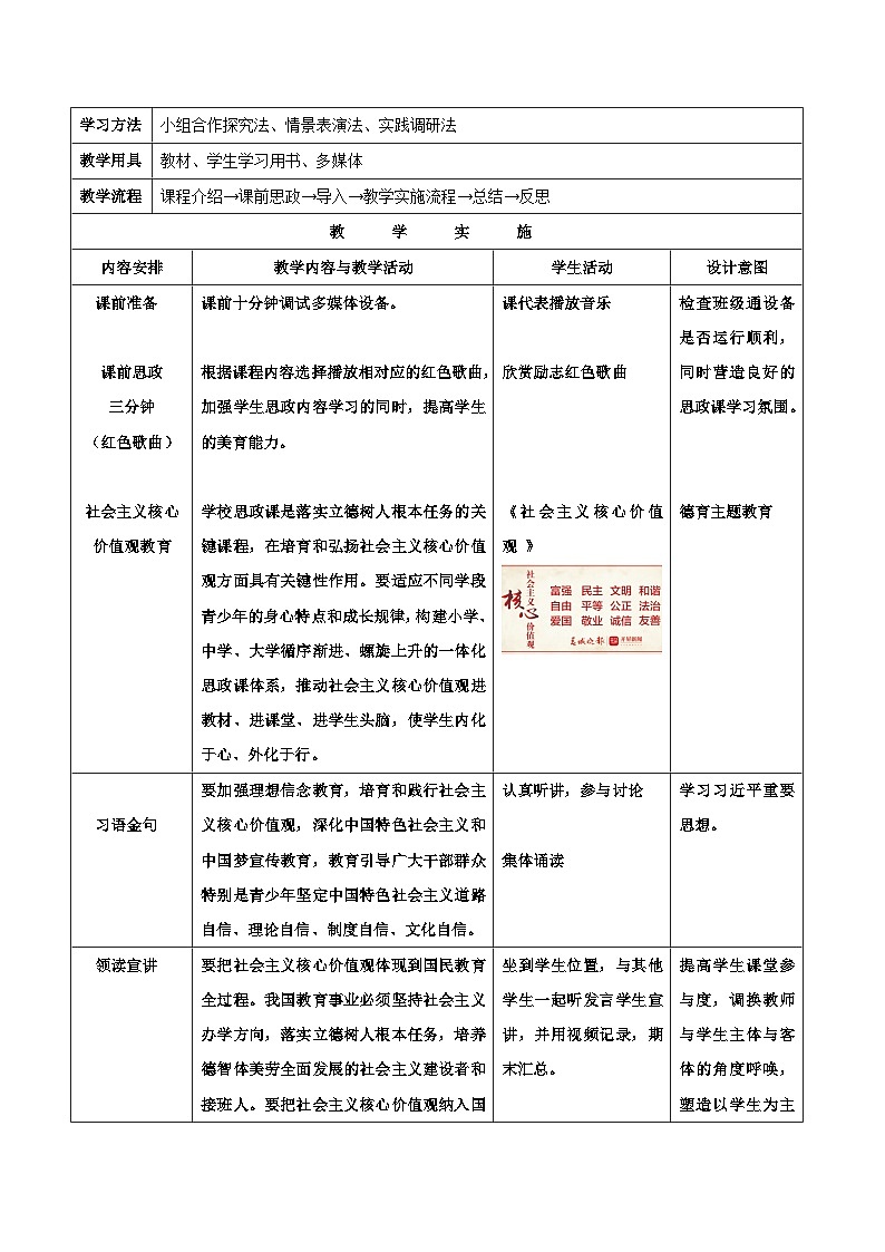 第十一课 以社会主义核心价值观引领文化建设（教案）-【中职专用】2024-2025学年中职思想政治《中国特色社会主义》第2页