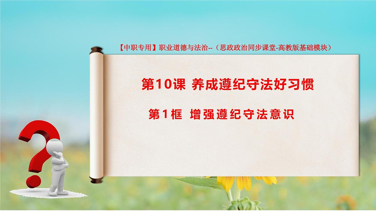 第10课 养成遵纪守法好习惯第2页