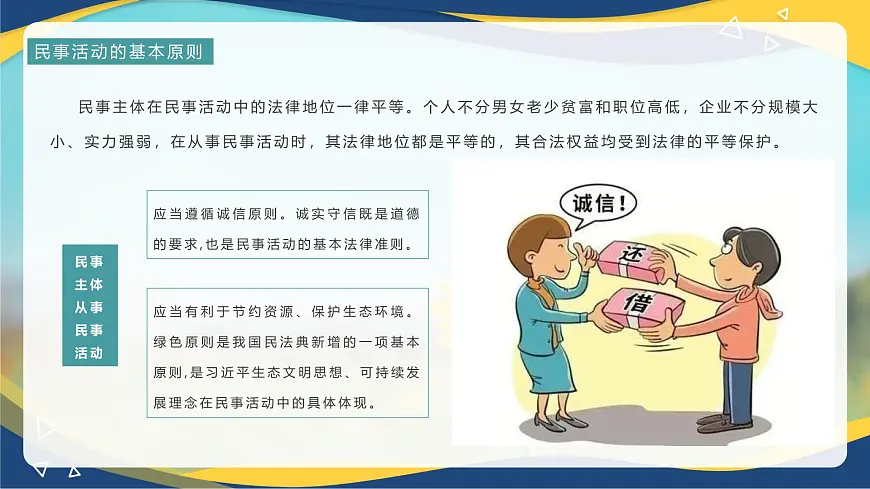 第11课 依法从事民事活动第7页
