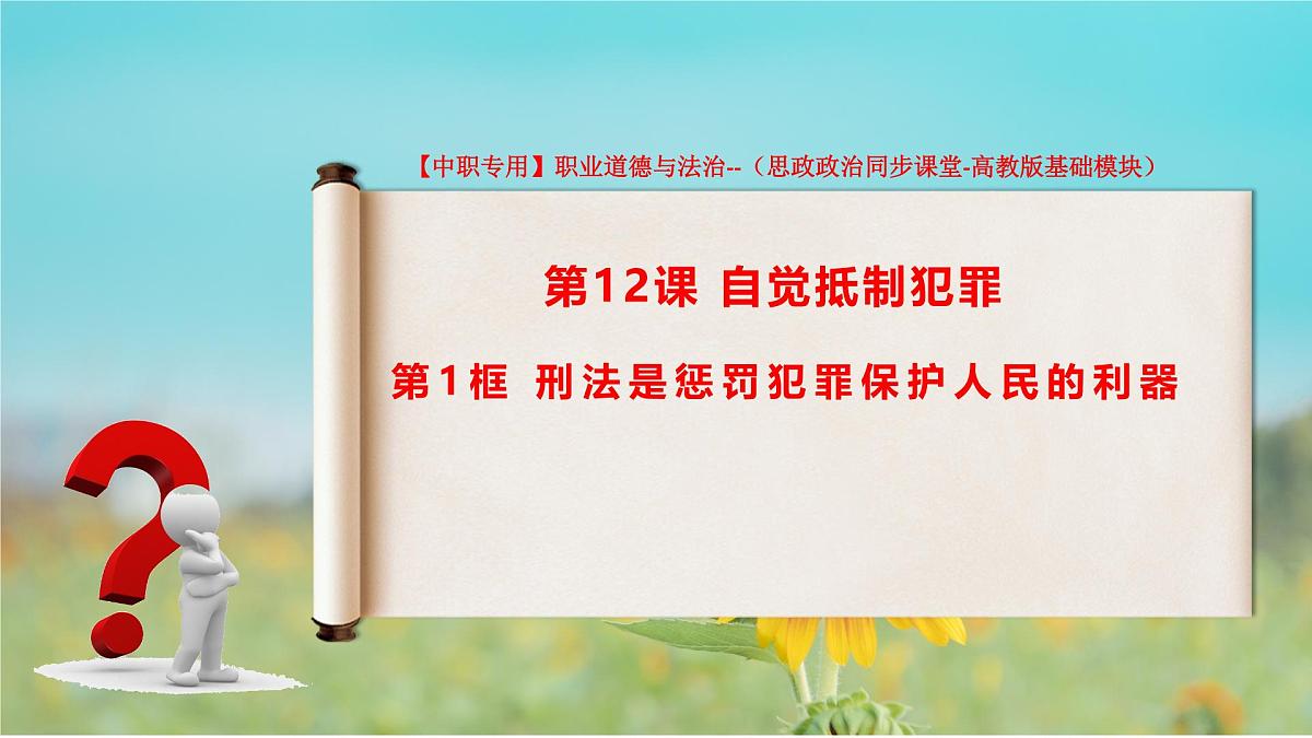 第12课 自觉抵制犯罪第2页