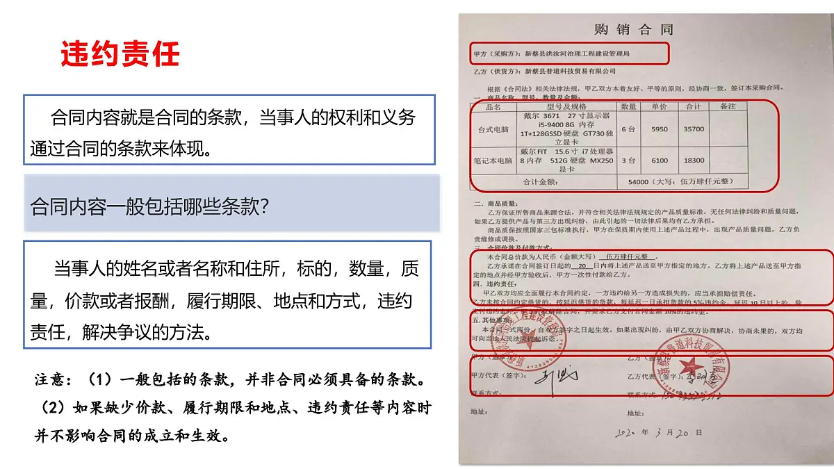 第11课依法从事民事活动第三框违约侵权要承担民事责任课件第4页