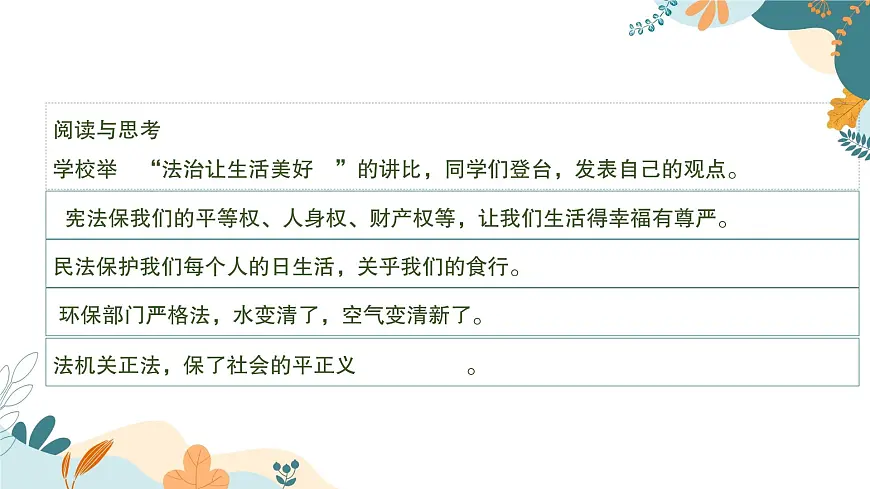 【中职】高教版 职业道德与法治 第三单元 第七课 中国特色社会主义法治道路 PPT课件第7页