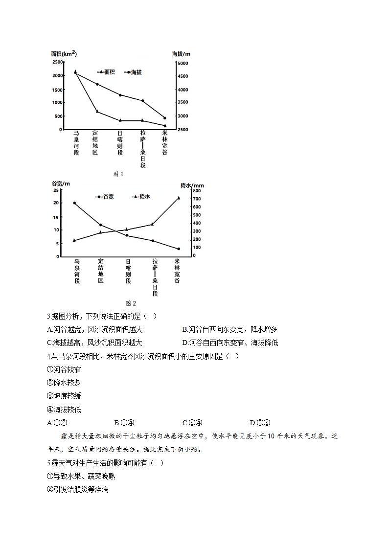 2023广东省高三上学期开学联考地理含答案第2页