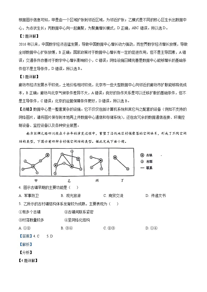 2024年1月普通高等学校招生全国统一考试适应性测试（九省联考）地理试题（适用地区：安徽）含解析第2页