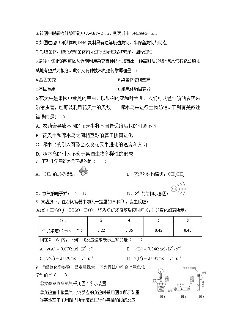2022省玉林育才中学高二上学期开学检测考试理综试题答案不全02