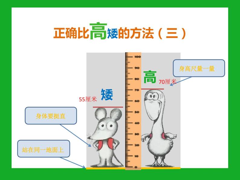 幼儿园小班科学领域《鼠小弟比高矮》课件+教案-教习网|课件下载